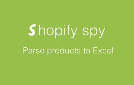 Shopify Scraper & Parser - Shopify Spy small promo image