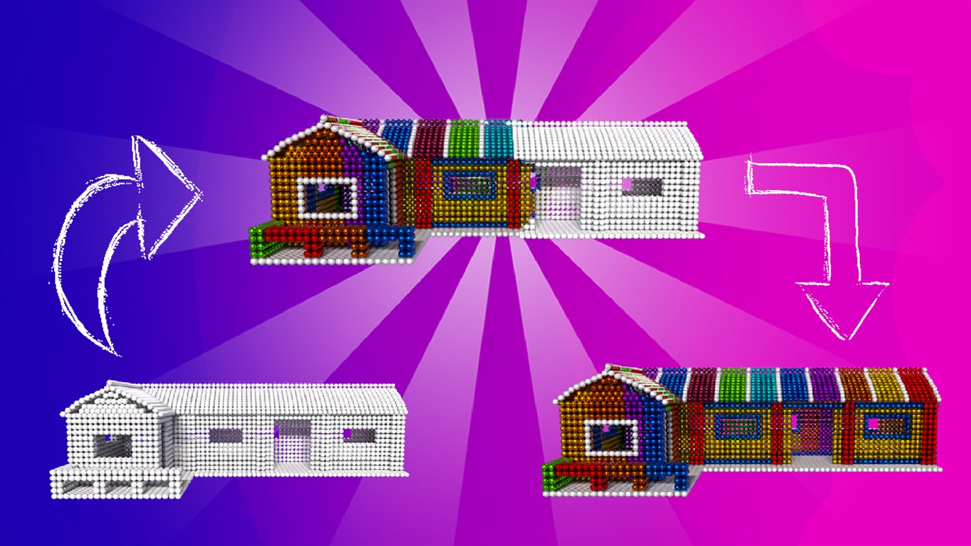 #2. Magnet ASMR Toys: 3D World Build (Windows) Von: Evony Games