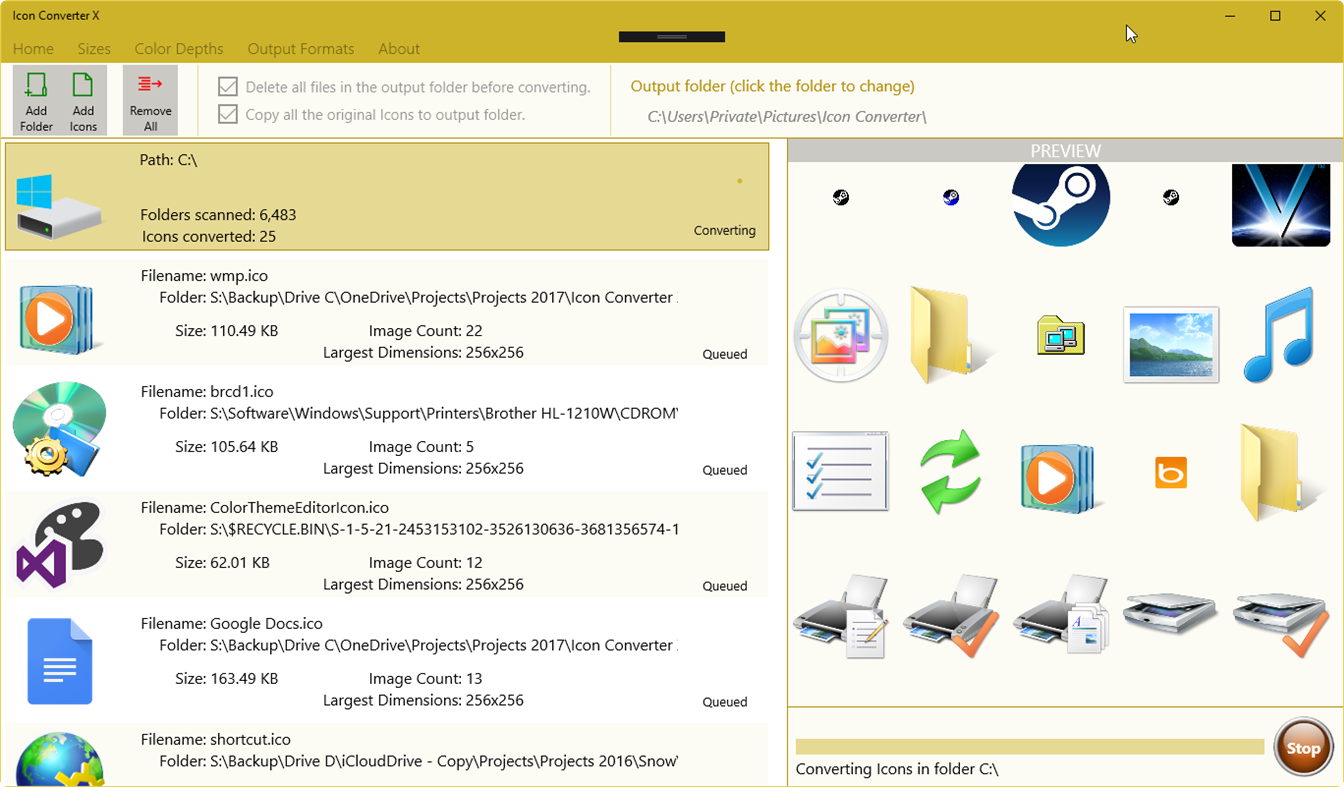#3. Icon Converter (Windows) Von: Duckhead Software