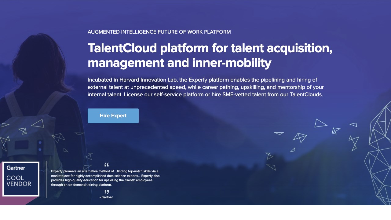 Snapshot 1 of Experfy TalentCloud Platform