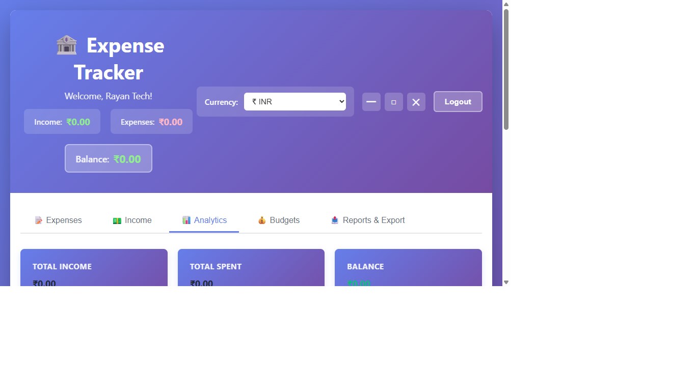 Expense Tracker by Rayan Appx 2026 screenshot