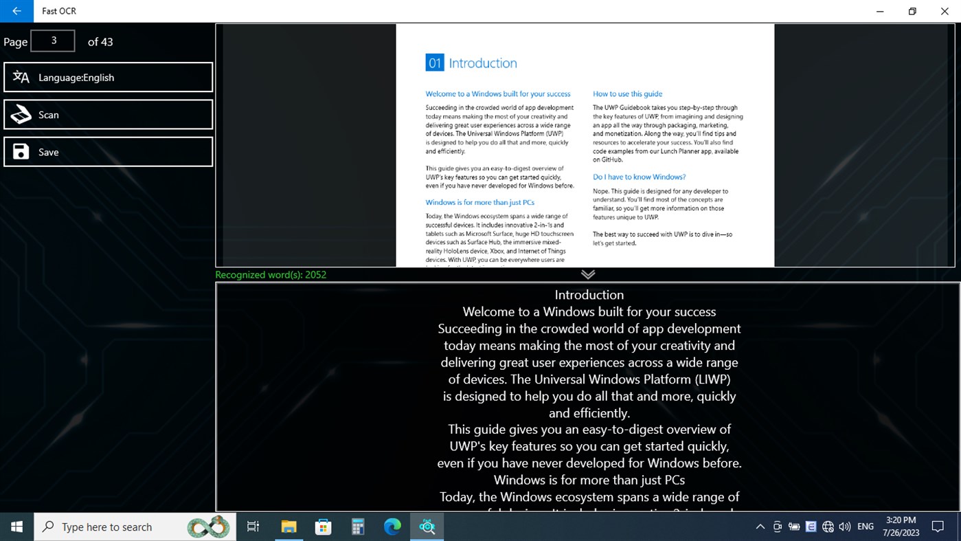 #3. Fast OCR (Windows) Podle: LAT