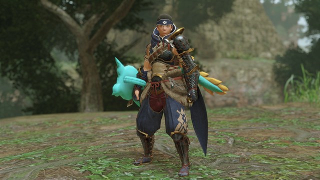 "Stuffed Zinogre" Hunter layered weapon (Sword & Shield) screenshot 1
