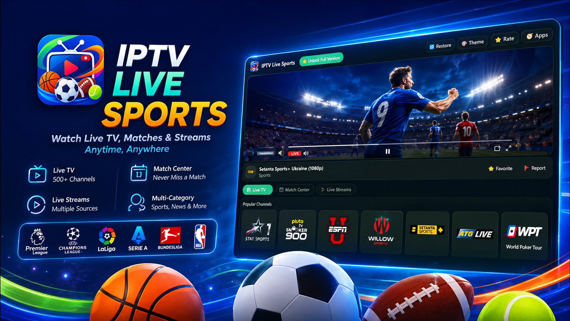 IPTV Live Sports screenshot