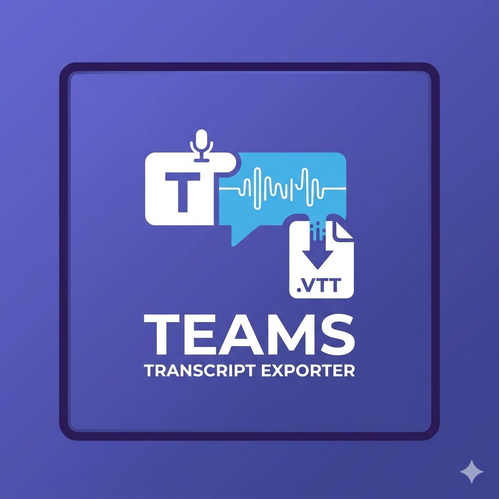 Teams Transcript Exporter icon