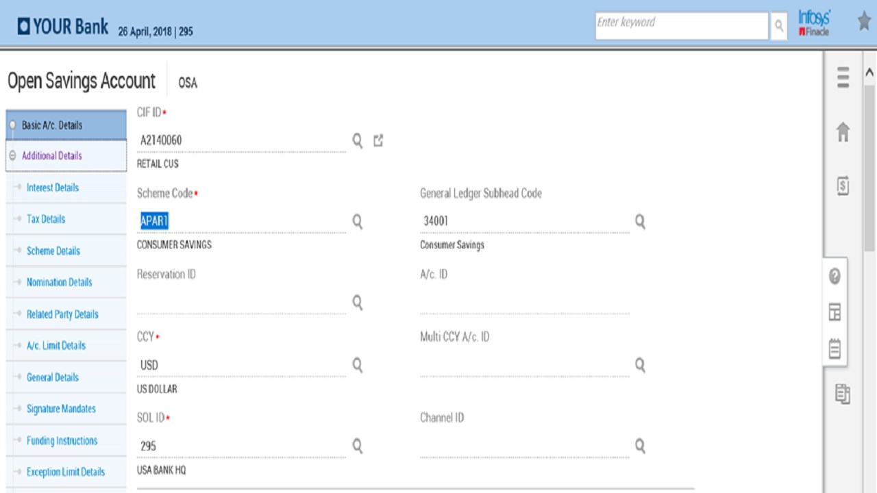 Snapshot 5 of Finacle Digital Banking Suite on Azure