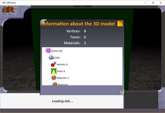 3DC OBJViewer screenshot 3