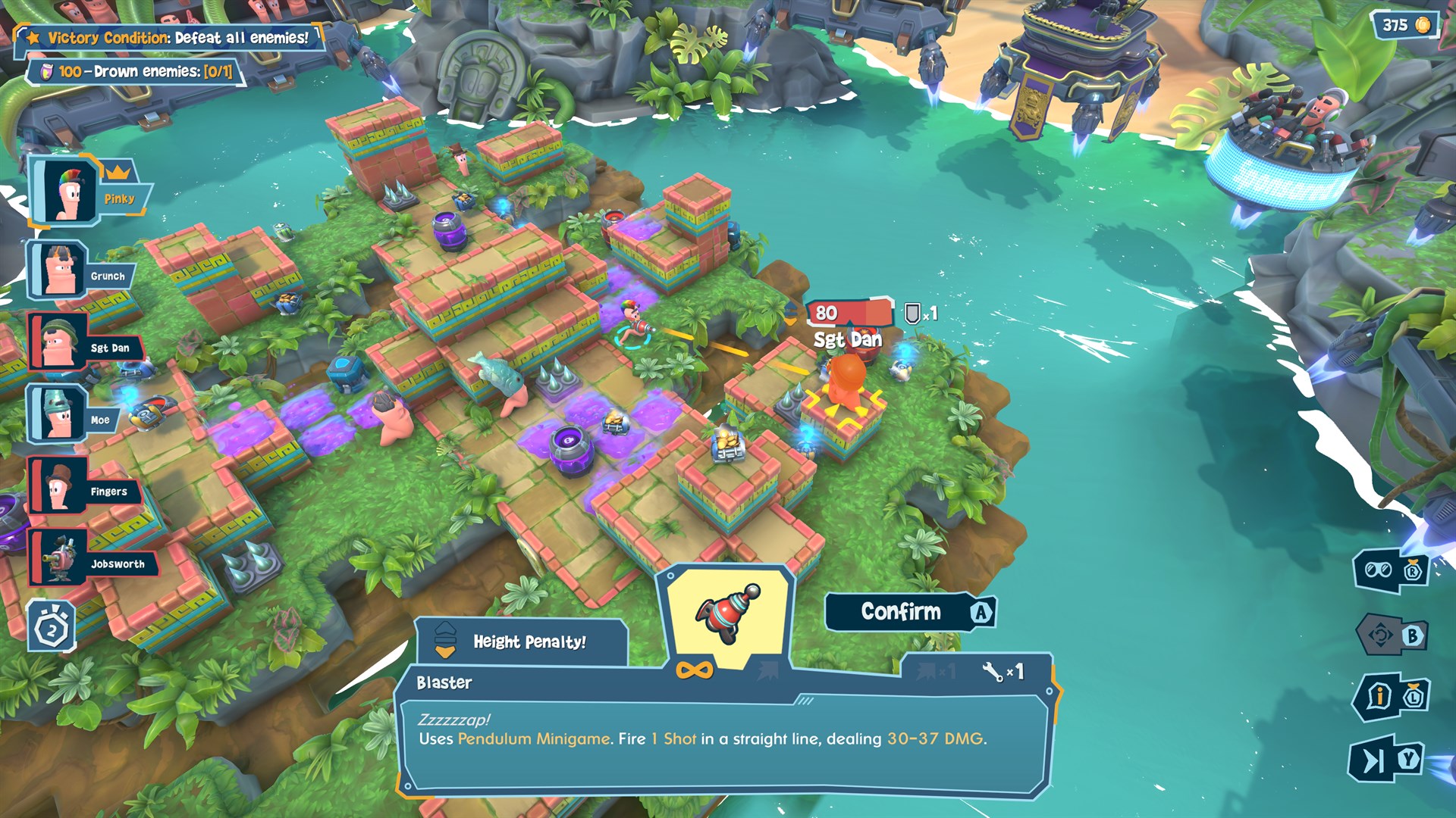 Screenshot 3 from Worms Galactic Tactics