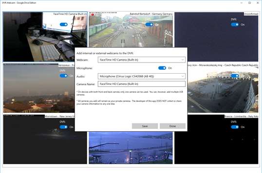 DVR.Webcam - Google Drive Edition screenshot 3
