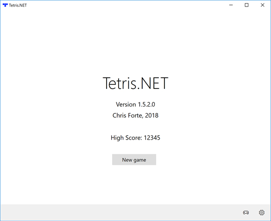 Tetris.NET screenshot 1