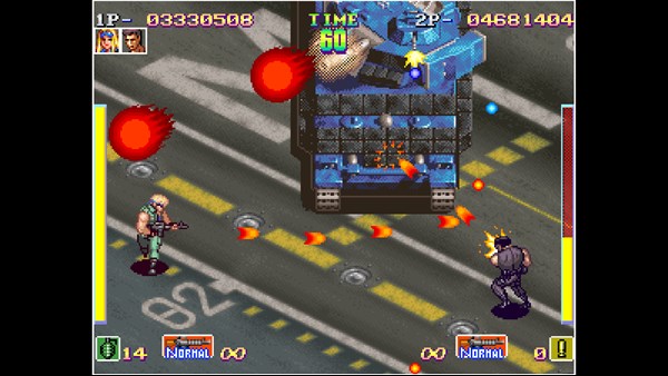 ACA NEOGEO SHOCK TROOPERS screenshot
