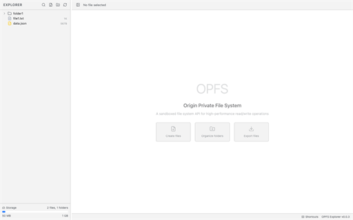 OPFS Explorer: DevTools Panel for OPFS