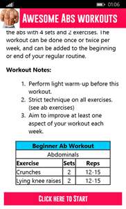 Awesome Abs workouts screenshot 8