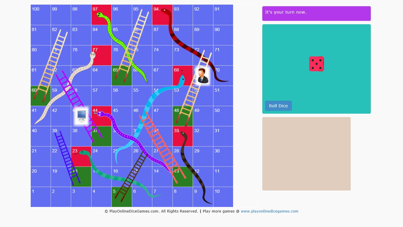 Snakes and Ladders Dice Game for Windows 10