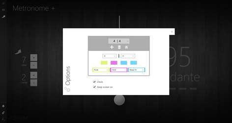 Metronome + Screenshots 2