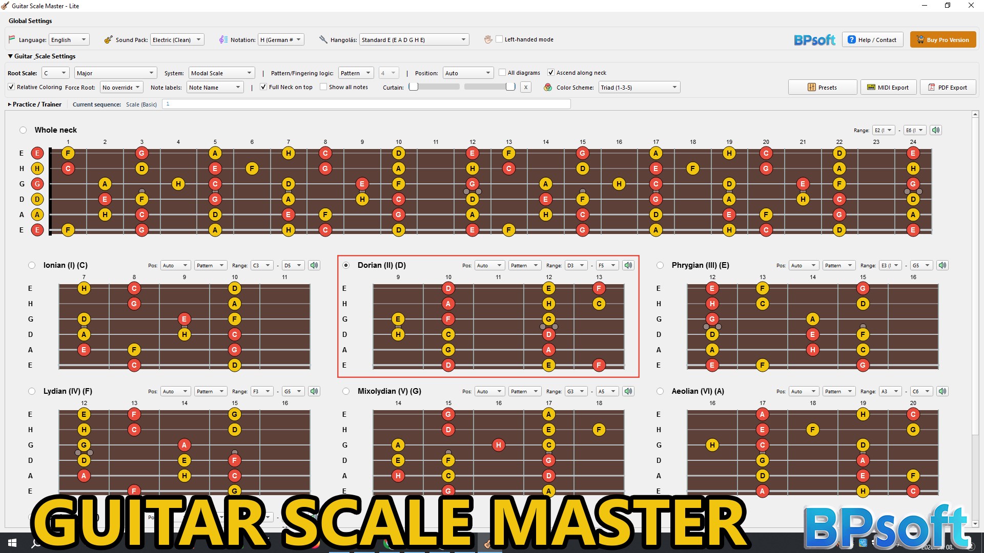 Guitar Scale Master screenshot