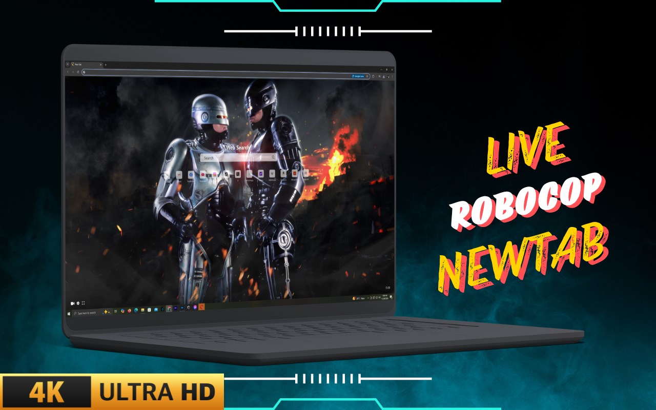 Live RoboCop NewTab Wallpapers - 4k