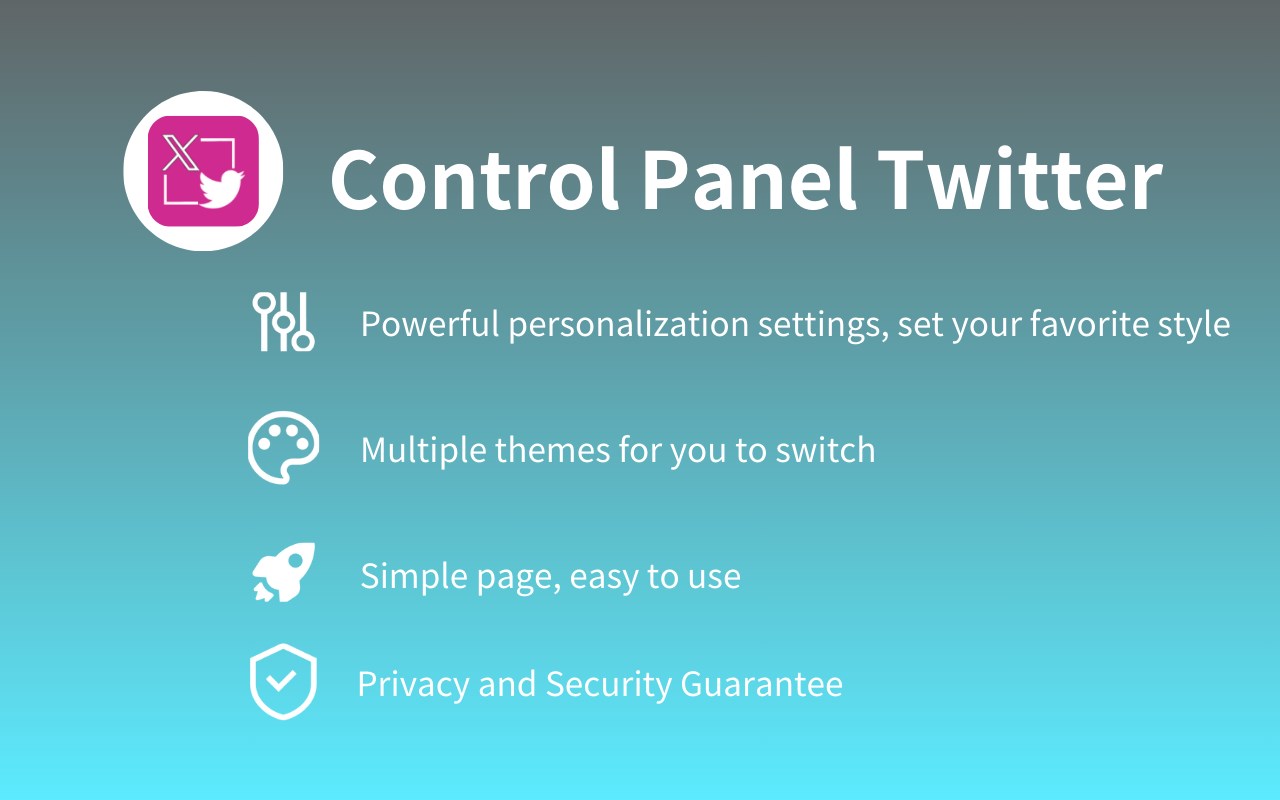 Twitter UI - Control Panel For Twitter