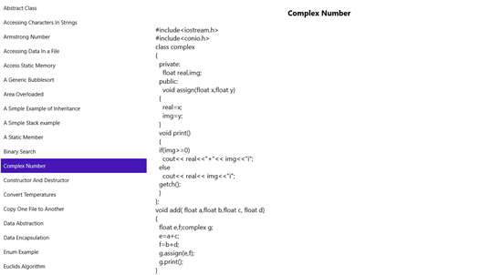 C++ Programs screenshot 3
