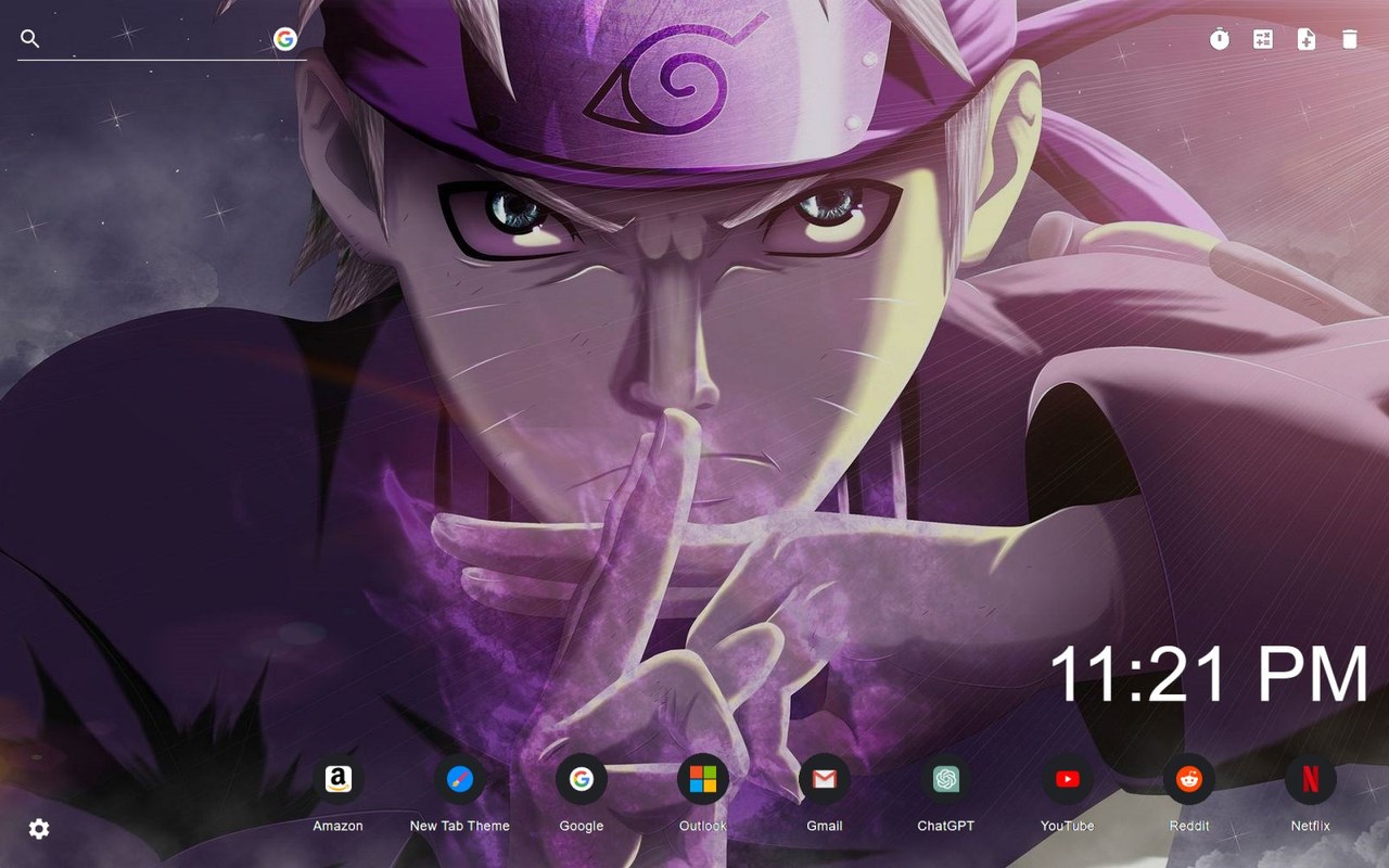 Naruto Shippuden Wallpaper New Tab