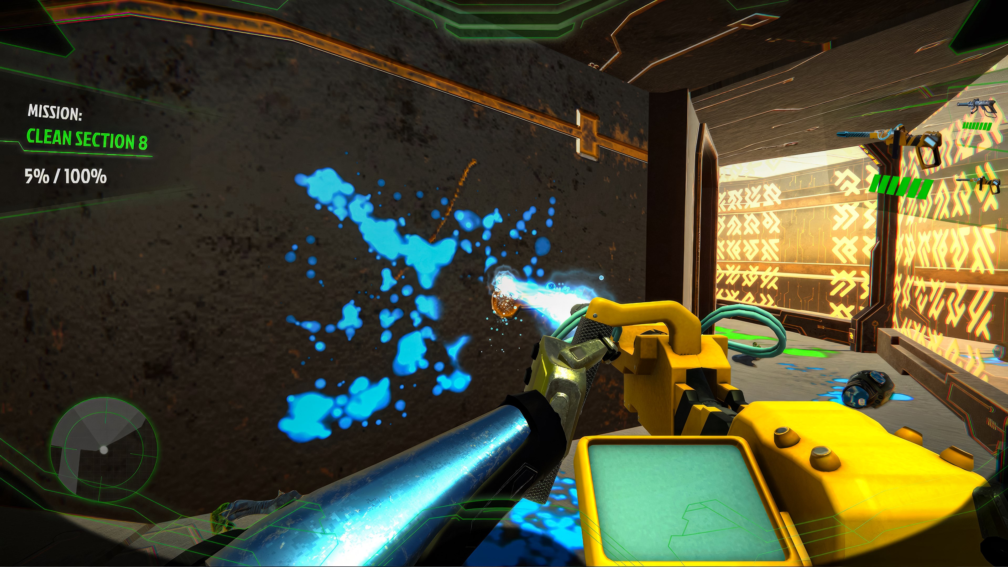 Space CleanUp: Cosmic Robot Disinfector screenshot 2 of 4