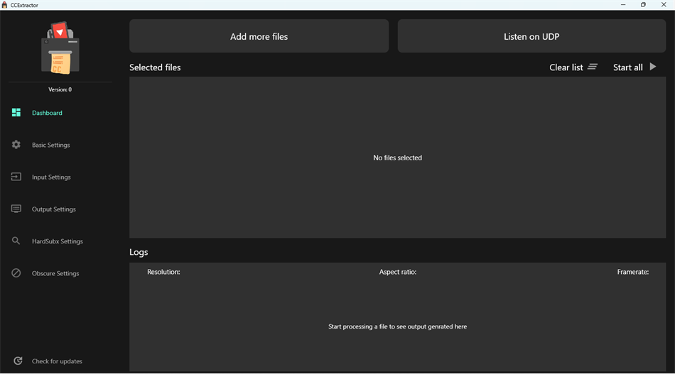 CCExtractor (Windows) 由: GuoEmmet studio