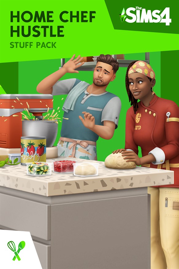 The Sims 4 Home Chef Hustle Stuff Pack Xbox Series X|S and Xbox One cover art