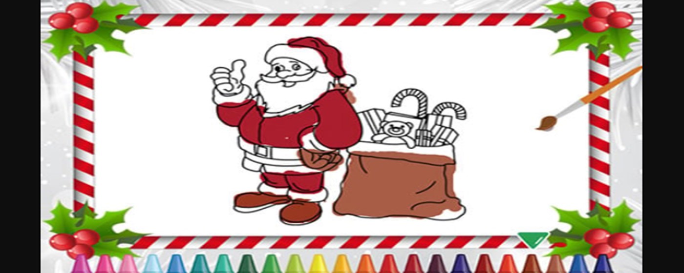 Christmas Coloring Book Game marquee promo image