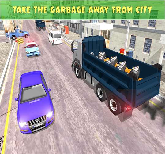 Garbage Truck City Drive Sim screenshot 4