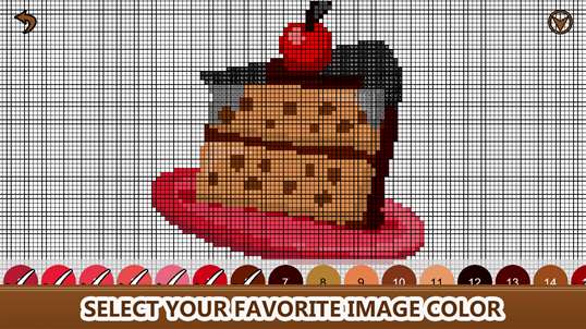 Food Color by Number: Pixel Art, Sandbox Coloring screenshot 5