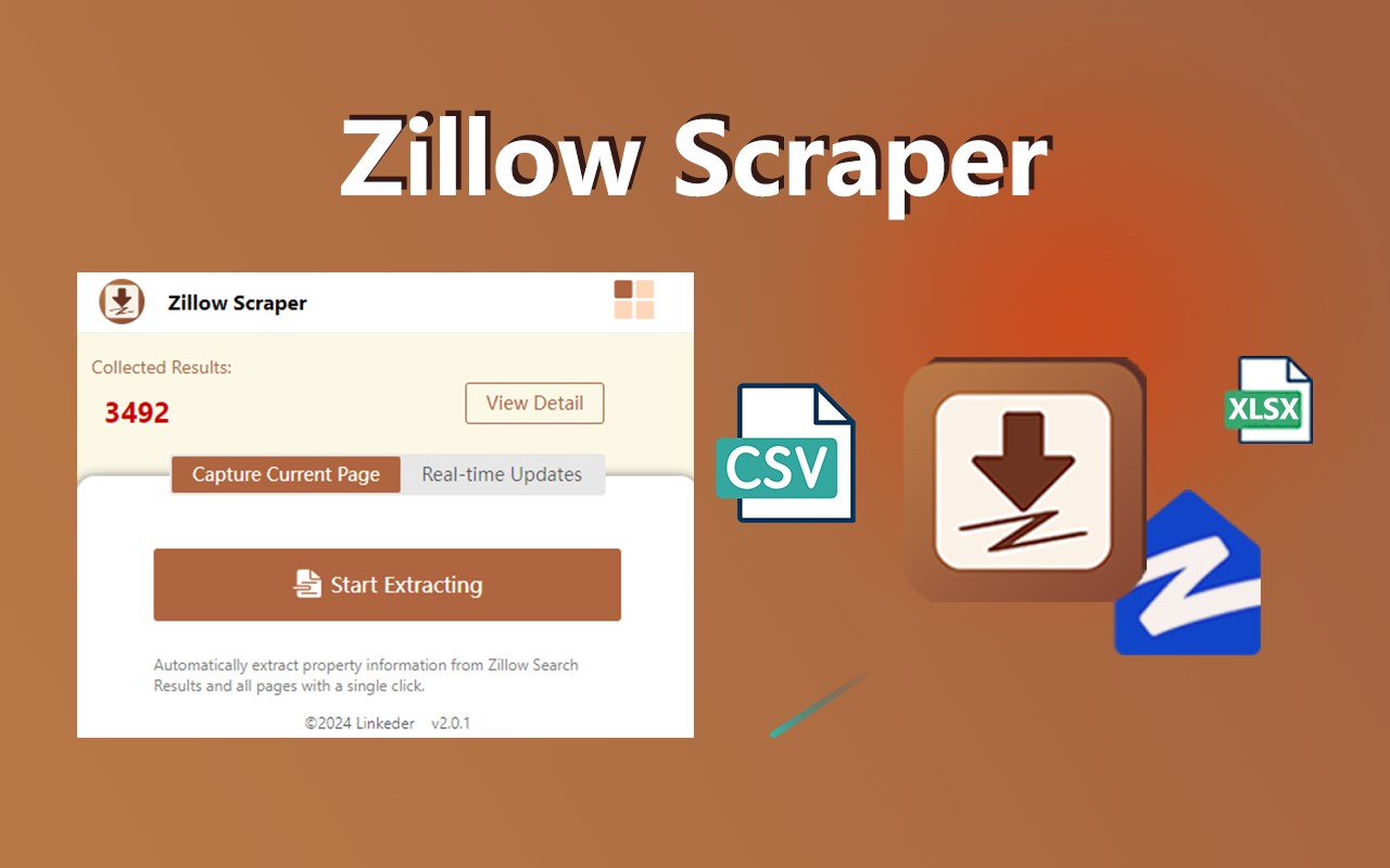 Zillow Scraper - Extract & Export Zillow Data