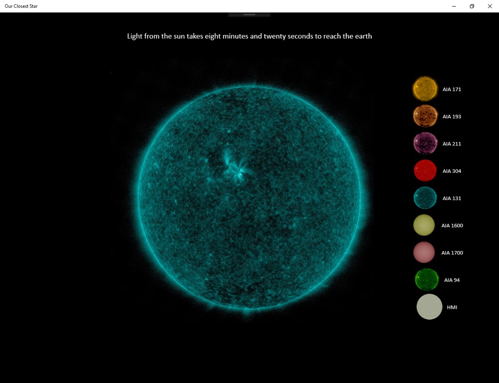 #1. Our Closest Star (Windows) By: Tim Hanewich