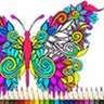 Butterfly Coloring Book - Adult Coloring Book pages