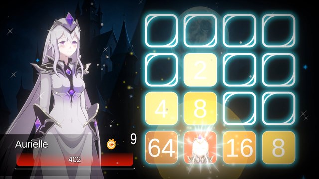 Battle Puzzle 2048 - Maidens of Steel screenshot 1