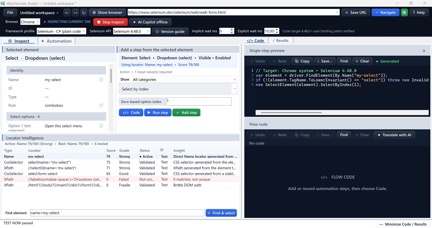 #1. WebElemate Studio (Windows) Door: Dhaval Parikh