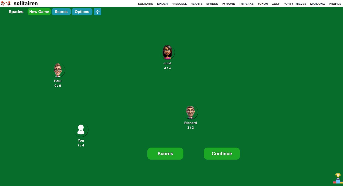 #3. Spades Solitairen Game (Windows) 由: Solitairen