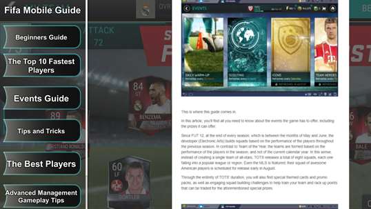 Fifa Mobile Guide screenshot 3