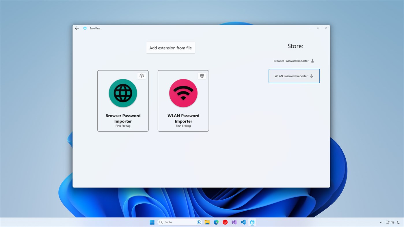 #6. Ease Pass (Windows) De: Julius Kirsch