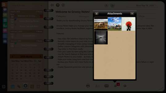 Groovy Notes - Text, Voice Notes & Digital Organizer screenshot 2