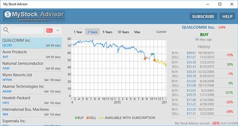 My Stock Advisor Screenshots 2