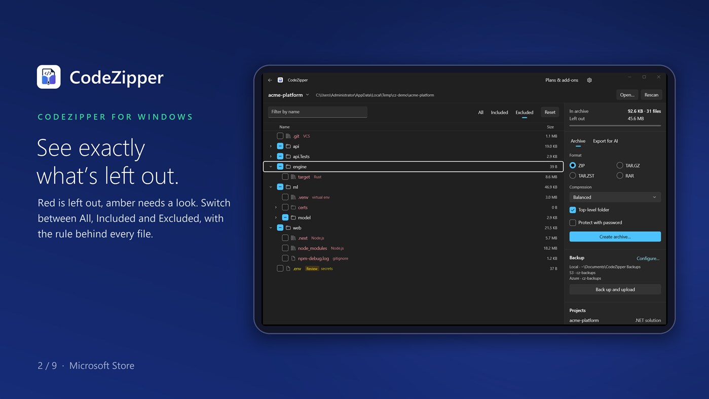 #2. CodeZipper (Windows) Av: Technocrux