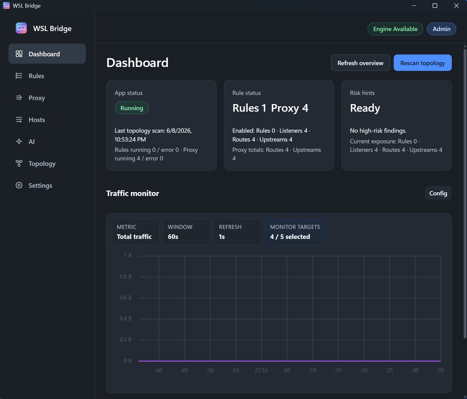 wsl-bridge screenshot