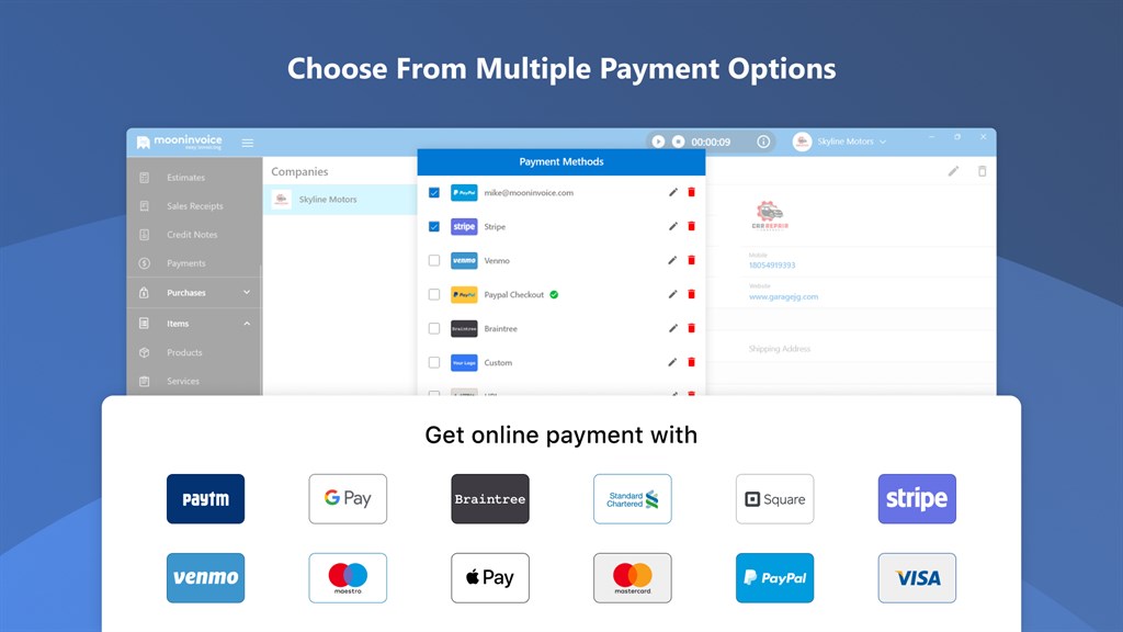 Invoice Maker & Estimate Creator by Moon Invoice_5