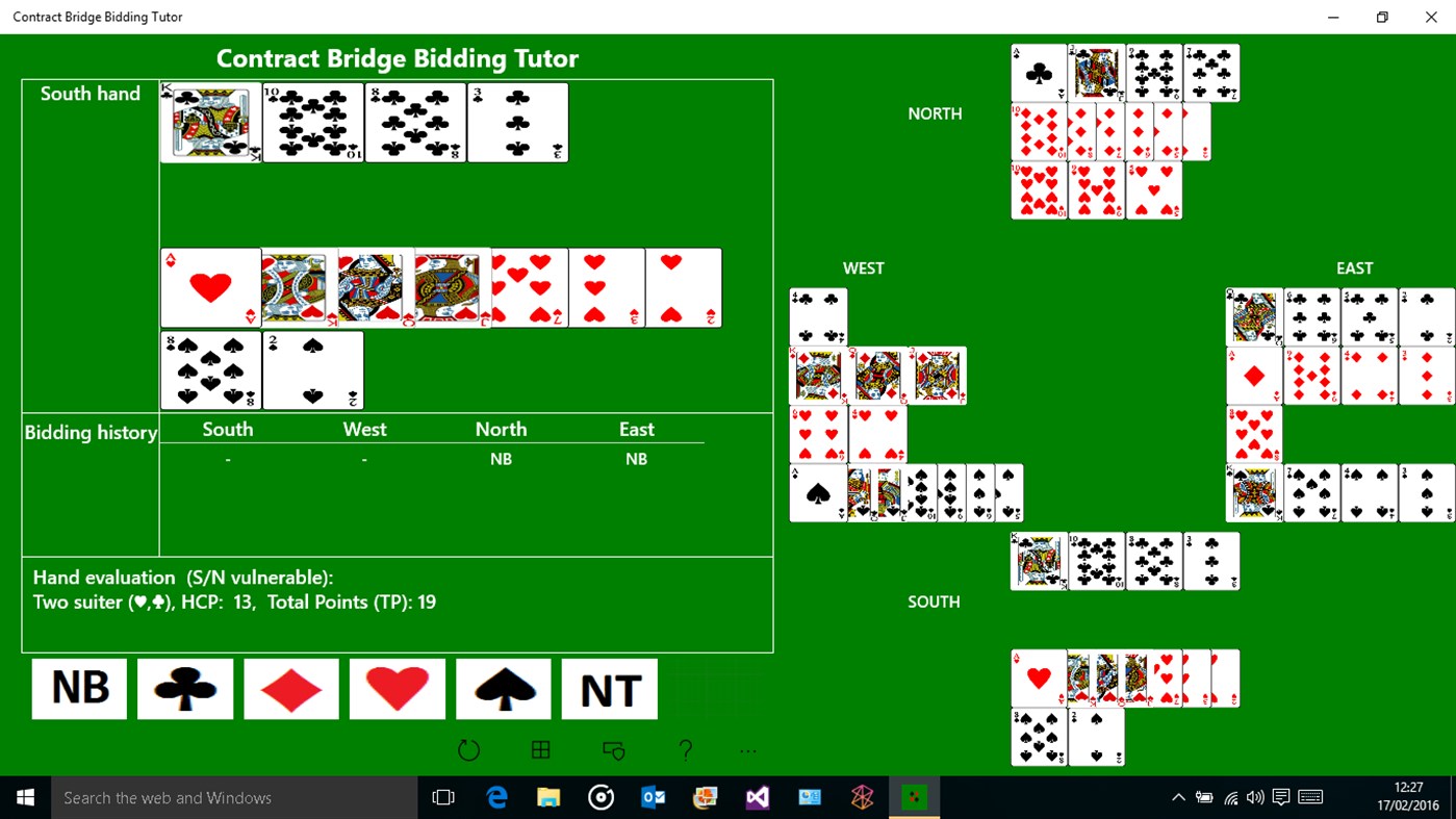 #2. Contract Bridge Bidding Tutor for Windows 10 (Windows) 作者: SerendIP Network