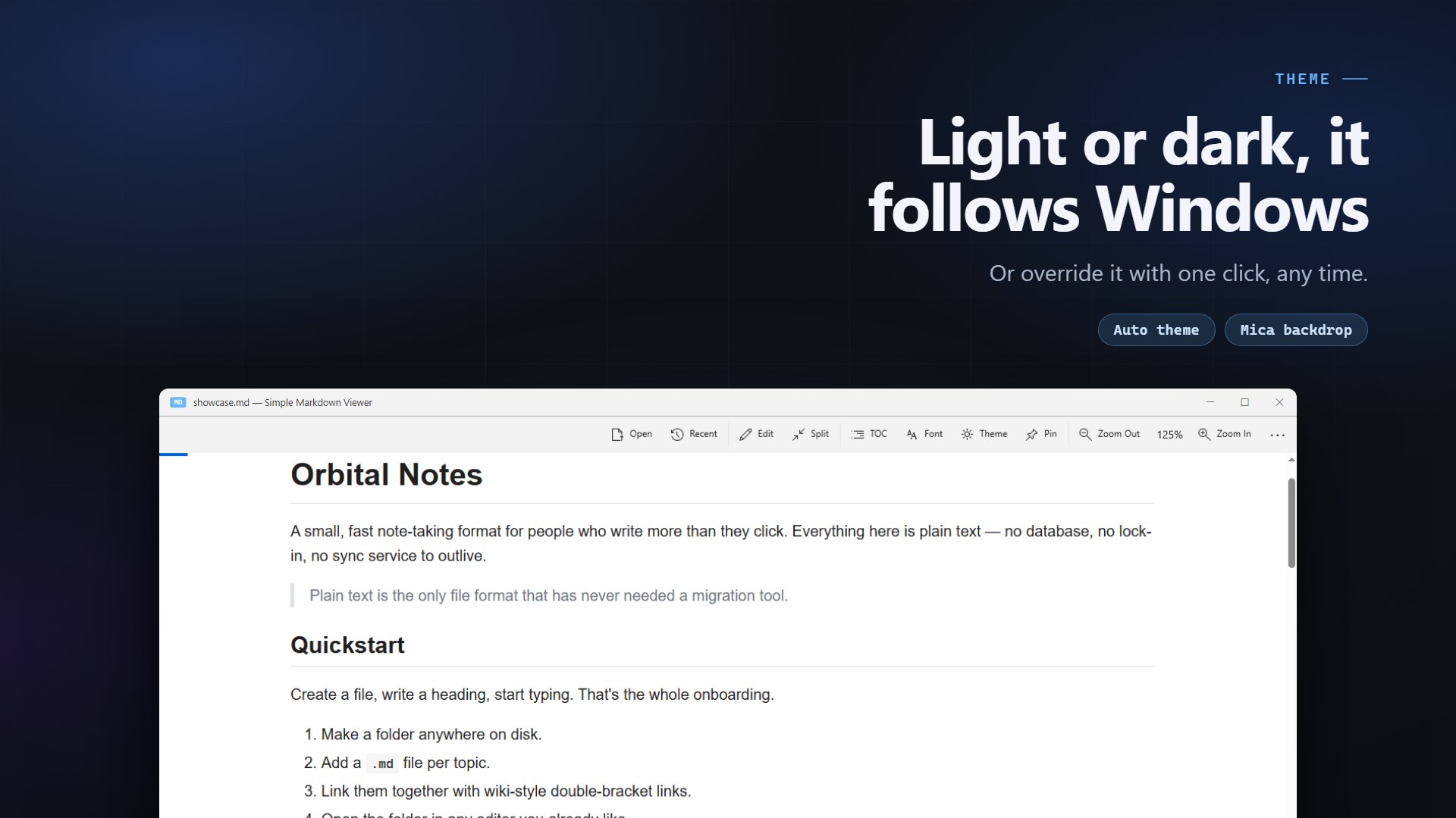 Simple Markdown Viewer screenshot 5