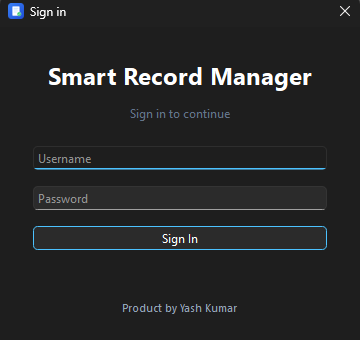 SRM - Smart Record Manager screenshot
