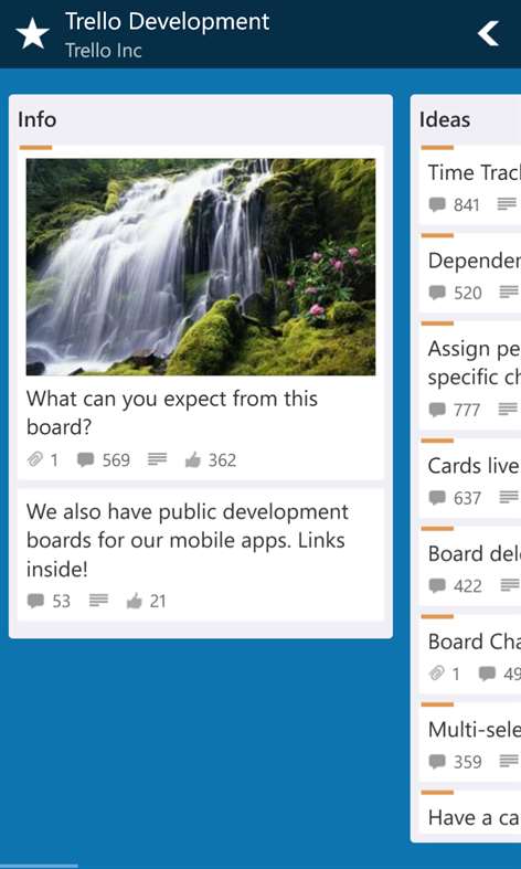 Trello Central Screenshots 2