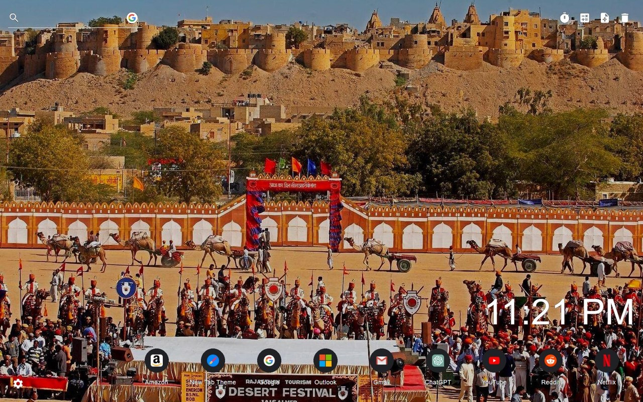 Jaisalmer Desert Festival Wallpaper New Tab