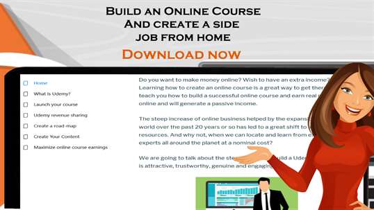 Earn extra income online: Learn to build online course with udemy screenshot 2