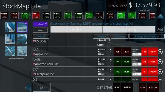 StockMap Lite screenshot 1